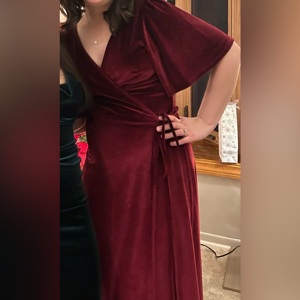 Baltic Born Burgundy Maxi Dress